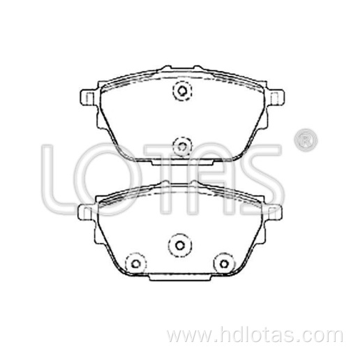 Brake disc brake pad set for Samand